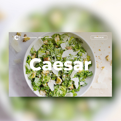 Restaurant "Caesar". Web design art artwork design graphic graphicdesign graphicdesigner photoshop ui uidesign ux web webdesign website design