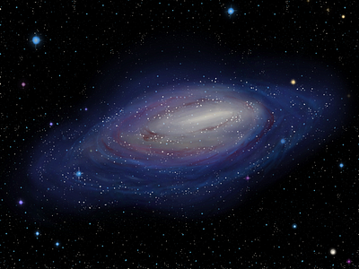 Galaxy procreate drawing art black blue dark design fantasy galaxy game art graphicdesign graphicdesigner illustration illustrations illustrator mars procreate space stars