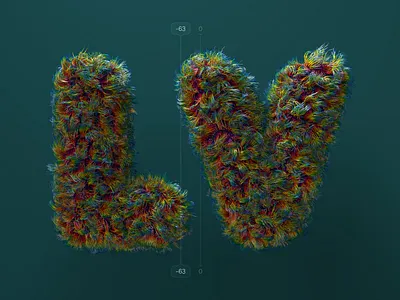 Kerning pairs for designers – LV 36 days of type 3d alphabet c4d cinema 4d illustration kerning letters type