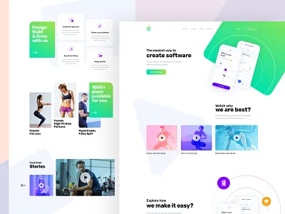 Fitness Website app clean fitness fitness website gym health healthcare website website design workout
