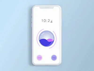 Daily UI #14 - Countdown timer adobexd animation animation design blue countdown countdowntimer dailyui dailyui 014 dailyuichallenge mobile app mobile design mobile ui pink purple timer timer app ui ui animation uidesign uidesignchallenge