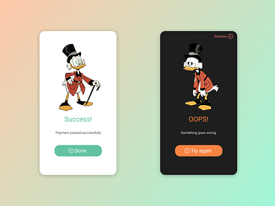 Daily Ui #011 11 cartoon character dailyui design flash message ui