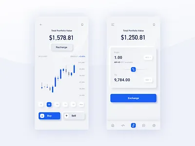 Financial application products animation app art design icon logo minimal ui ux web