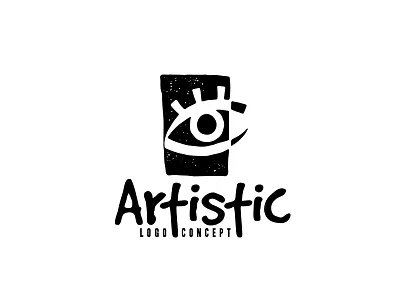 artistic logo concept art artistic awesome cool creative eye gallery logo logo design optical painter photography portfolio sculptor unconventional unusual vision visual visual arts