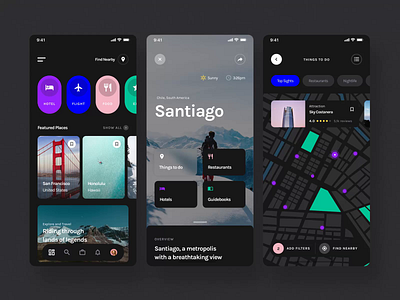 Yle Starter UI Kit I after effects animation design hotels maps mobile motion motion design motiongraphics travel ui ui8 ux