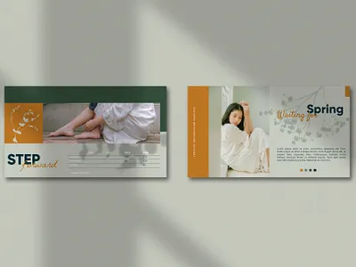 ANICA - PowerPoint Template banner creative design green illustration post powerpoint powerpoint design powerpoint presentation powerpoint template ppt template pptx presentation seamless slides template