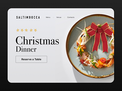 Christmas Dinner Promotion