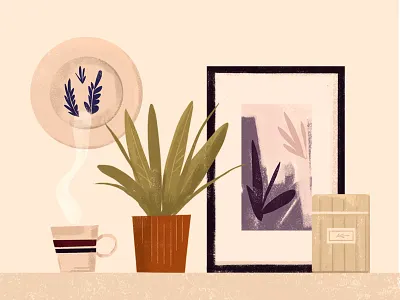 IKEA //gift card// cozy decor decorate design gift gift card home ikea illustration kitchen plants print