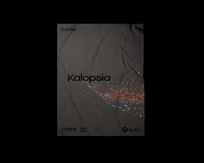 CCIVI Artist Music Single "Kalopsia" #Branding album album artwork album cover album cover design brand identity branding music poster design