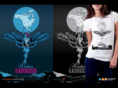 Badass Caduceus badass caduceus care classic classical doctor golden health healthcare icon illustration medical medicine metal object objects pharmaceutical pharmacy physician practitioner