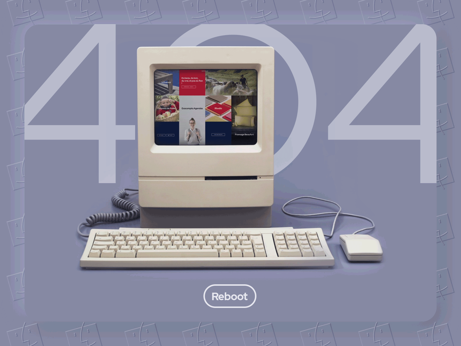 Classic 404 404 animation apple dribbbleweeklywarmup error macintosh macos page retro ui vintage webdesign