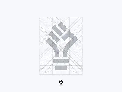 Unleashed Grid branding electric fist grid grid logo hand human identity lightbulb logo logoconstruction mark power symbol unleashed
