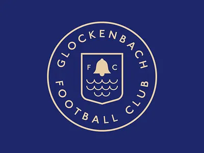 Glockenback Football Club badge fantasy football football logo illustrator soccer