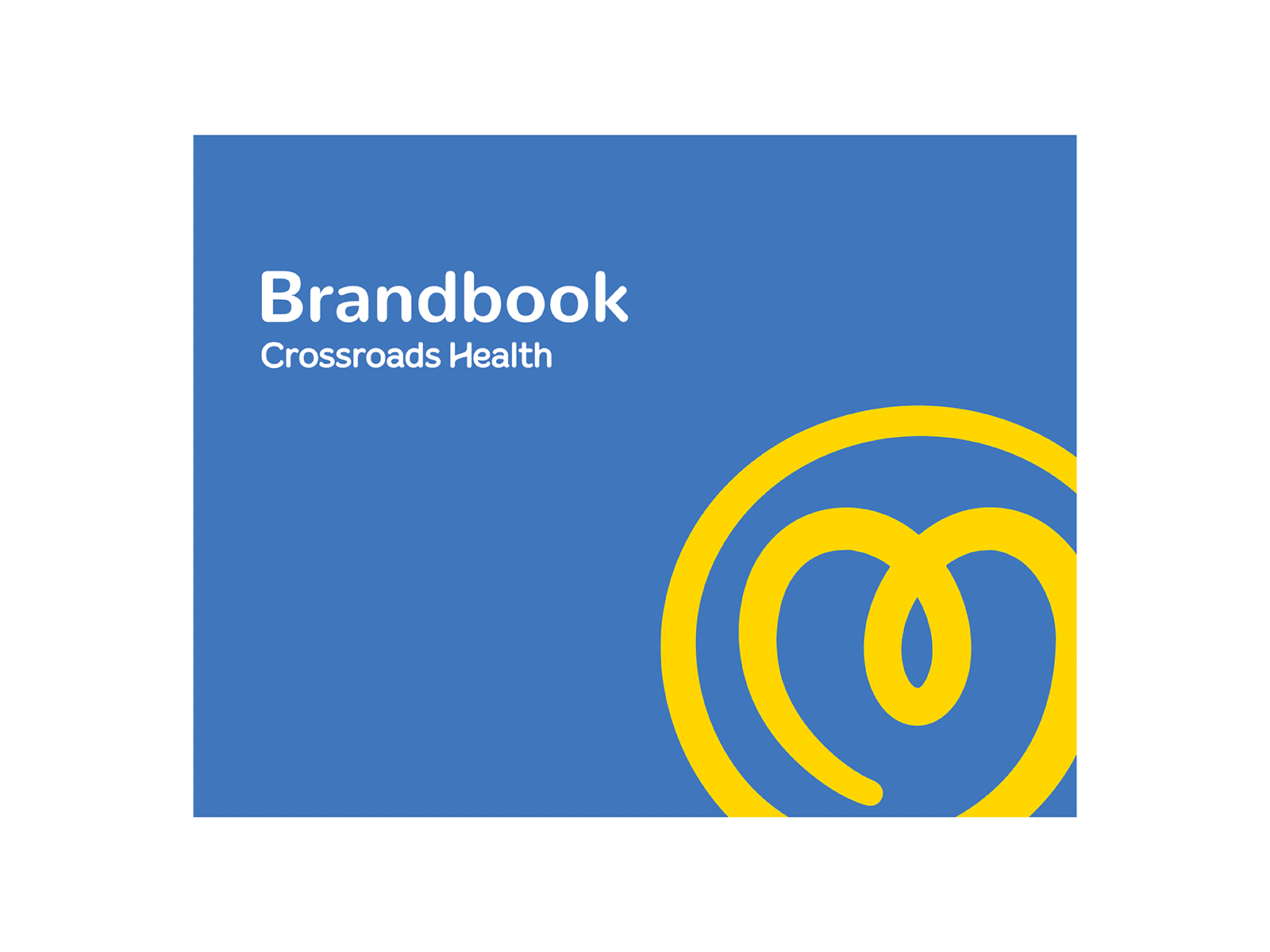 Crossroads Health Brand Guide brand guide brand guidelines branding branding and identity colorful colorlove graphic design logo logo design marketing marketing collateral mental health mission non profit nonprofit social media templates