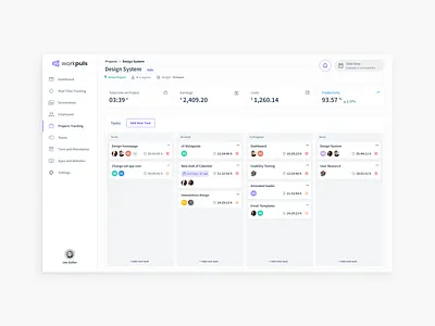 Project Management Time Tracking Software agile design kanban project project managment projects projects tracking software task management tasks time tracker time tracking time tracking software ui ux web web app