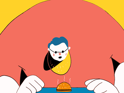 to be a foodie branding design design branding illustration flat illustration poster print vector