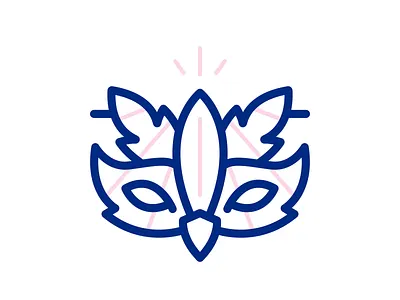 Mardi Gras Bird Mask animals bird costume flat icon flat icons flat illustration flying icon design iconset illustration lineart mardi gras mardigras mask masks outline outline icons spirit spirit animal