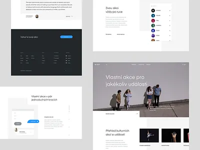 GoOut Microsite Feature clean exploration goout real project simple ui ux uxui web web design wolinger