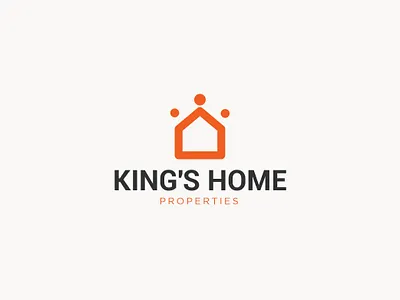 King's Home logo design design flat graphic graphicdesign icon identity logo logodesign logos logosai vector