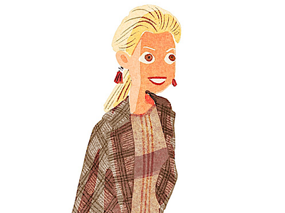 Queen Maxima illustration queen