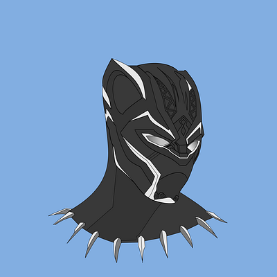 Black Panther avenger black panther character character art comic comics design figma illustration marvel vector vector art wakanda