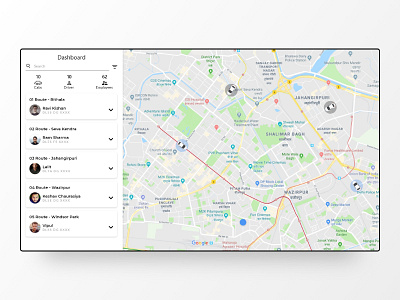Cab Manager design minimal ui ux web website