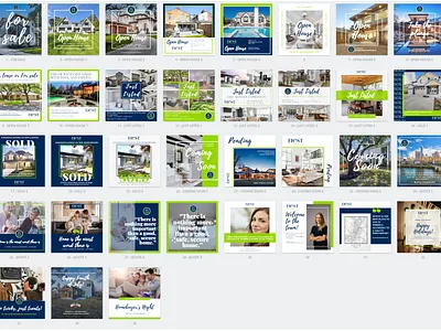 Real estate Instagram template set branding instagram real estate social social media