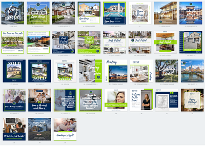 Real estate Instagram template set branding instagram real estate social social media