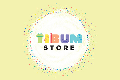 Tibum Store analu louise brand branding brasil graphic design identity kids logo