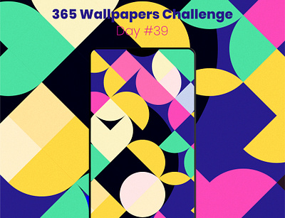 365 Wallpapers Challenge - Day #39 365 365 daily challenge affinity designer affinitydesigner challenge mobile wallpaper wallpaper design wallpapers