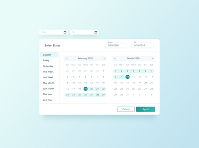 Date Picker calendar calendar design calendar ui date date form date picker date range date selection datepicker minimal ui ui element ux ux studies