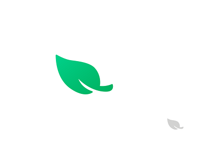 Leaf icon green icon illustration leaf logo nature