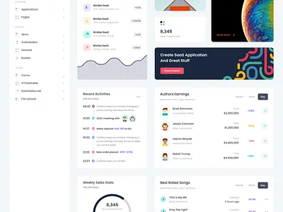 Super excited to release these new goodies soon... admin app bootstrap chart dark dashboard engage flat graph product sidebar sidebar menu stats table timeline ui ux