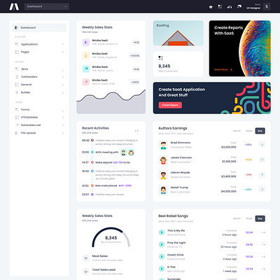 Super excited to release these new goodies soon... admin app bootstrap chart dark dashboard engage flat graph product sidebar sidebar menu stats table timeline ui ux