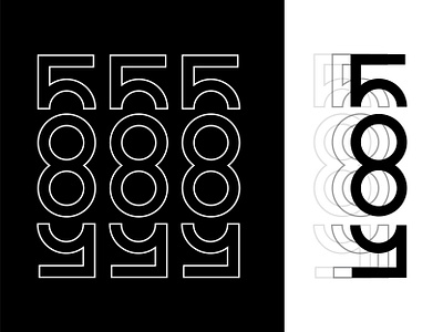 585 Rochester New York Type 100 day project 585 daily design identity design new york numbers rochester type typography vector