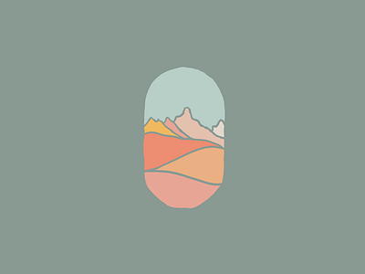Tiny Tetons grand teton illustration mountains tetons