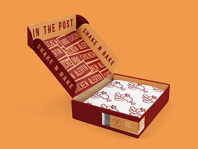 BBQ Chicken Alert-Shoe Box Packaging basketball packaging shoe packaging