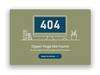 Daily UI #008 - 404 Page 404 404page app dailyui dailyuichallenge design designinpiration designlove errorpage minimal ui uidesign uiux ux web webdesign