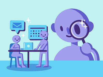 Editorial Illustration | "3 questions on company culture" design digital painting drawing editorial editorial art editorial illustration graphic design illustration vector