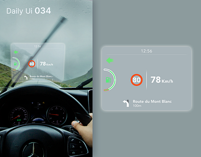 Daily Ui 034 - Car Interface augmented reality car daily ui dailyui design driving transparent ui ui design uidesign ux