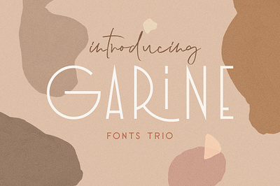 Garine Art Deco Display Fonts Trio art deco art deco font art decor art decor font branding display display font display fonts elegant fonts font font awesome font design font duo font trio fonts fonts collection sans serif serif serif font serif fonts