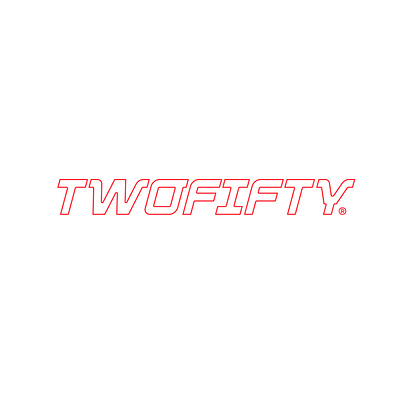 Twofifty branding color colors design logo modular design shapes type typography vector