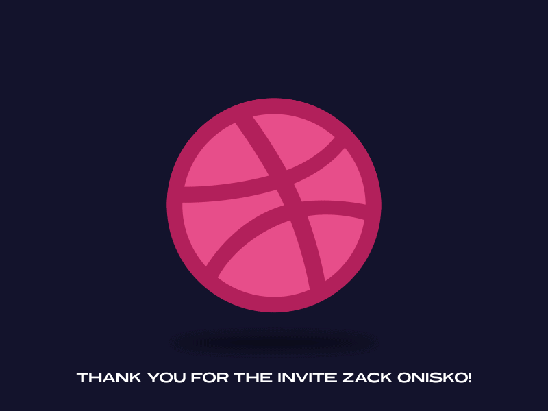 Hello Dribbble! debut hello dribbble motion graphic typography