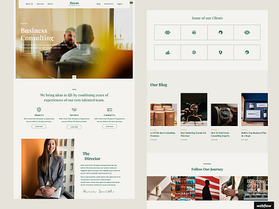 Buyan Business Template | Webflow agency business cms portfolio template webflow