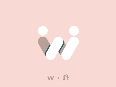 W branding calligraphy design icon illustration logo minimalist symbol typography vector
