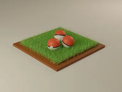 Poke`Friends Adventure 2 3d anime blender blender3d cute minimal minimalist pokemon render