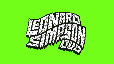 LSD (Leonard Simpson Duo) handlettered handlettering handletters hiphop ipadart leonard charles leonard simpson duo lettering logo logotype melt