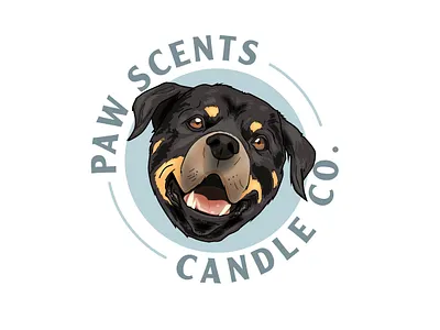 Pawscents dog candle