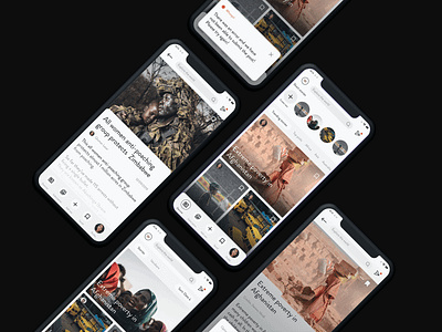 News Startup - App Ui Design app app design app designer app ui clean design designer interface minimal minimalist minimalistic modern news news app product design social media startup ui ui elements uiux