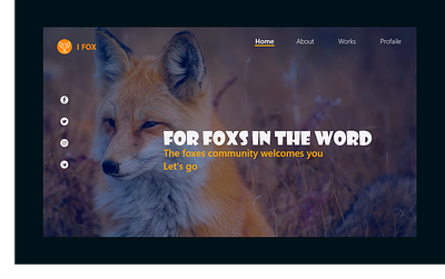 fox branding color desain design photo typography ui uidesign vector العلامات التجارية